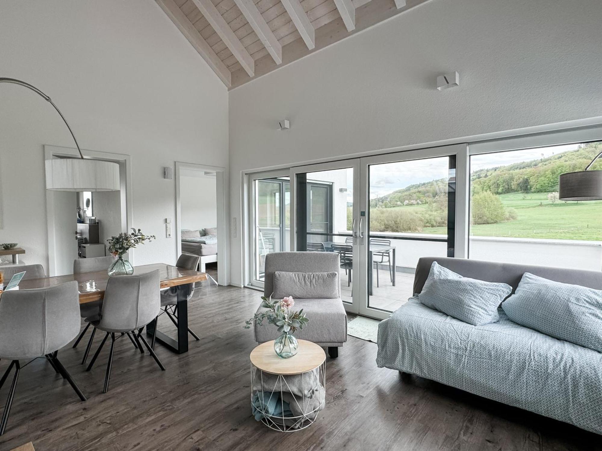 Wunderschoene Helle Wohnung Mit Grosser Dachterrasse Gottmadingen Exteriör bild